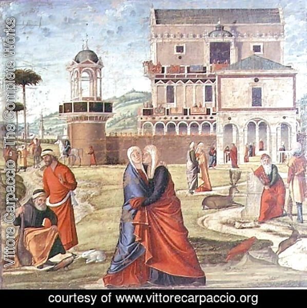 Vittore Carpaccio - The Visitation (oil on panel)