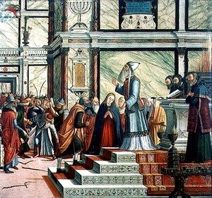 Vittore Carpaccio - Wedding of the Virgin, oil on canvas, 1504-8