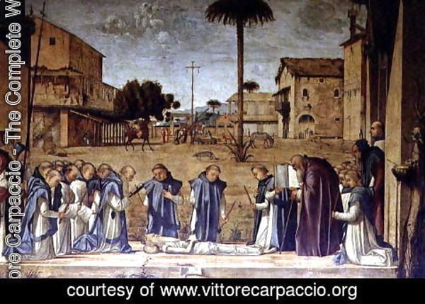 Vittore Carpaccio - Burial of St. Jerome, 1507-09