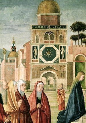 Vittore Carpaccio - Presentation of Mary at the Temple (detail of Mary)