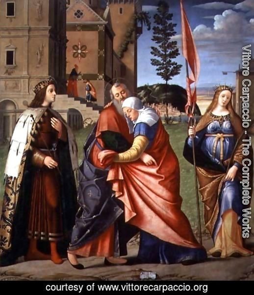 The Meeting at the Golden Gate with Saints, 1515