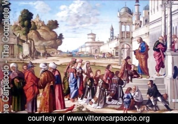 Vittore Carpaccio - The Ordination of St. Stephan as Deacon