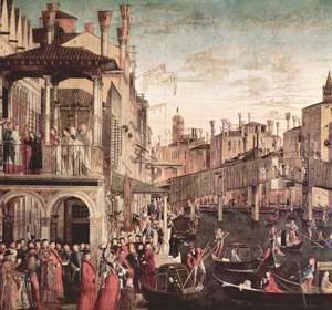 Vittore Carpaccio - The miracle of the holy cross Reliquie