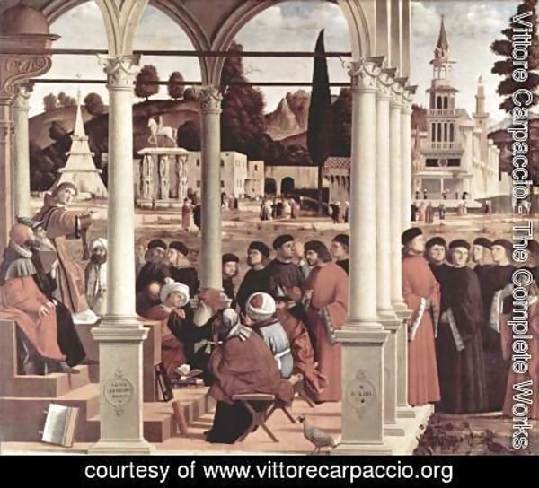 Vittore Carpaccio - Disputation of St Stephen 1514