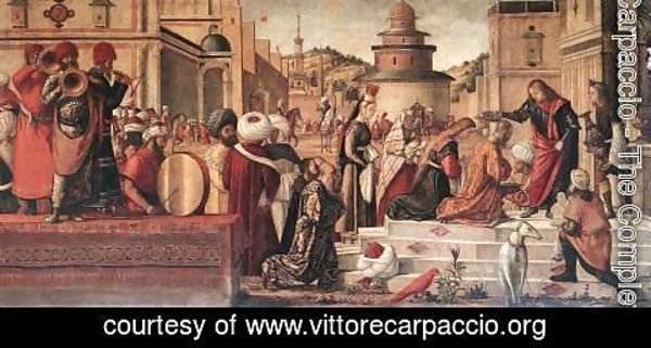 Vittore Carpaccio - The Baptism of the Selenites 1507