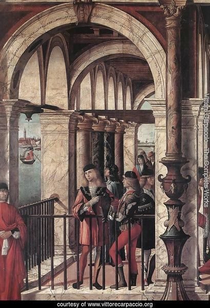 Arrival of the English Ambassadors (detail 1) 1495-1500