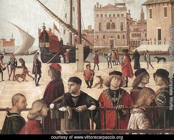 Arrival of the English Ambassadors (detail 2) 1495-1500