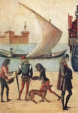 Arrival of the English Ambassadors (detail 4) 1495-1500