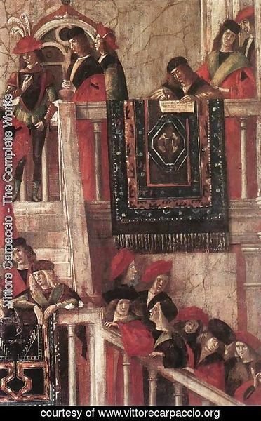 Vittore Carpaccio - Meeting of the Betrothed Couple (detail 2) 1495