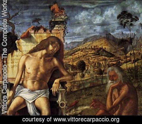 Vittore Carpaccio - The Meditation on the Passion (detail) c. 1510