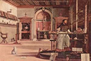Life of St. Jerome: Vision of St. Augustine (Storie di san Gerolamo: Visione di sant'Agostino)