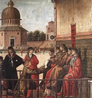 Arrival of the English Ambassadors [detail: 2]