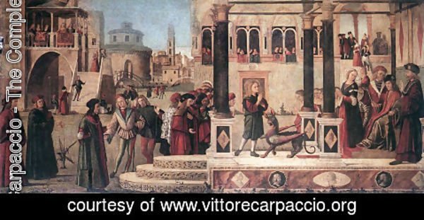 Vittore Carpaccio - The Miracle of St. Tryphonius