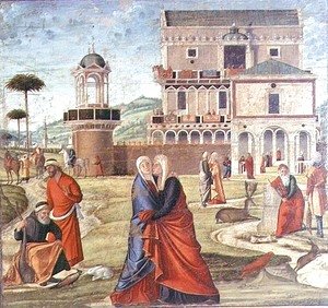 Vittore Carpaccio - The Visitation (oil on panel)