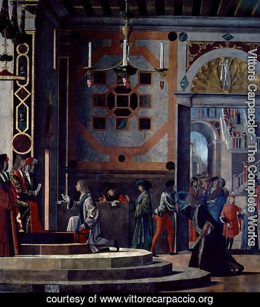 The Departure of the English Ambassadors, from the St. Ursula cycle, 1498