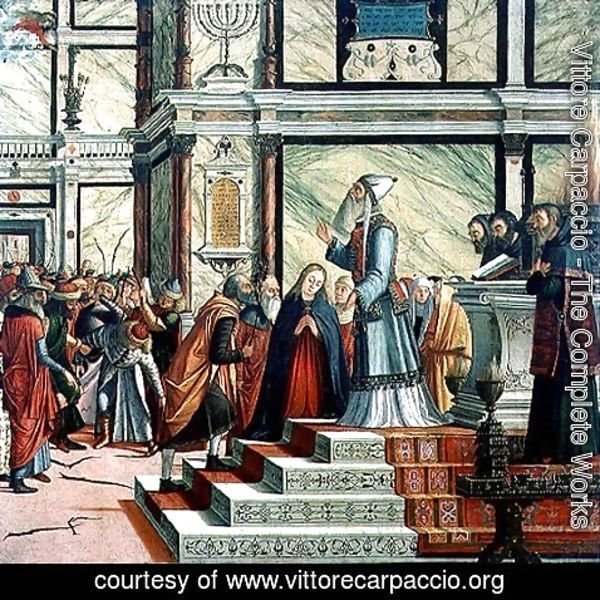 Vittore Carpaccio - Wedding of the Virgin, oil on canvas, 1504-8