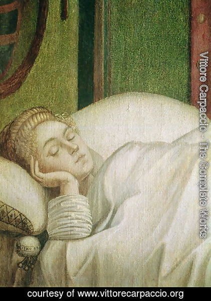 Vittore Carpaccio - Dream of St. Ursula, 1495