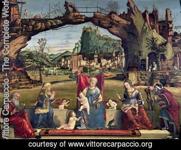 Vittore Carpaccio - Sacra Conversazione, c.1500 (detail)