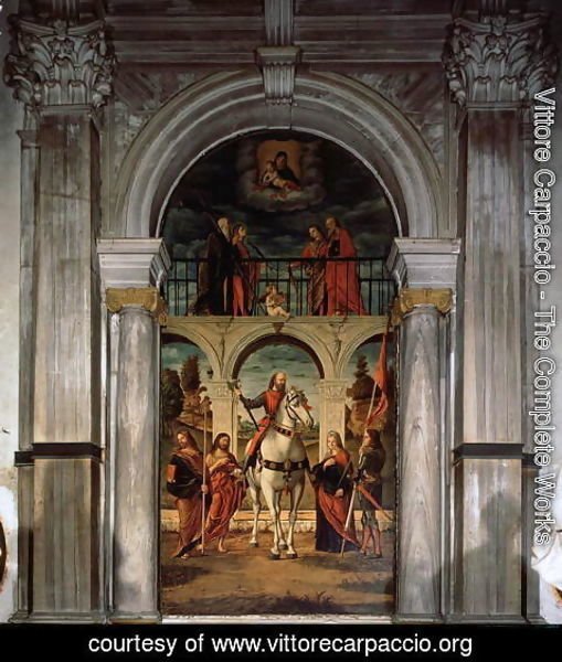 Vittore Carpaccio - St. Vitalis and Saints