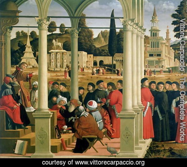 Debate of St. Stephen, tempera on canvas, 1514