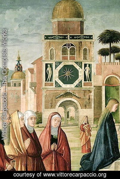 Vittore Carpaccio - Presentation of Mary at the Temple (detail of Mary)