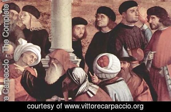 Vittore Carpaccio - Disputation of St Stephen (detail 1)