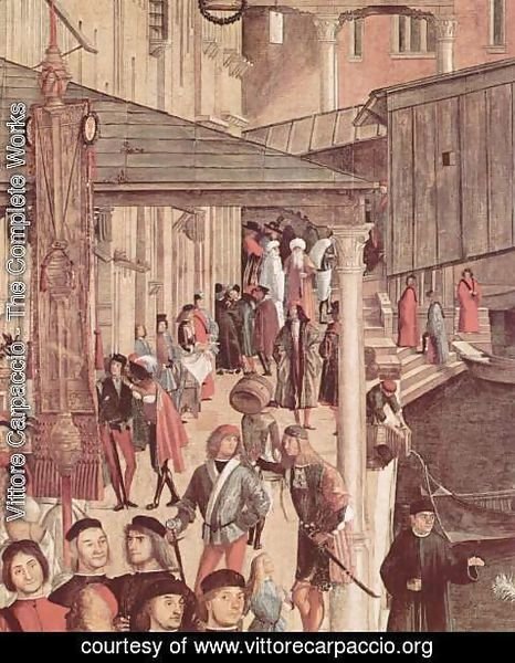 Vittore Carpaccio - The miracle of the holy cross Reliquie, detail 2