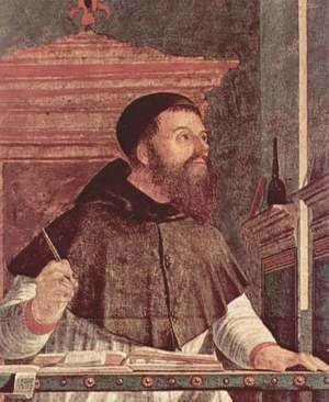 Vittore Carpaccio - Vision of St Augustin (detail 8)