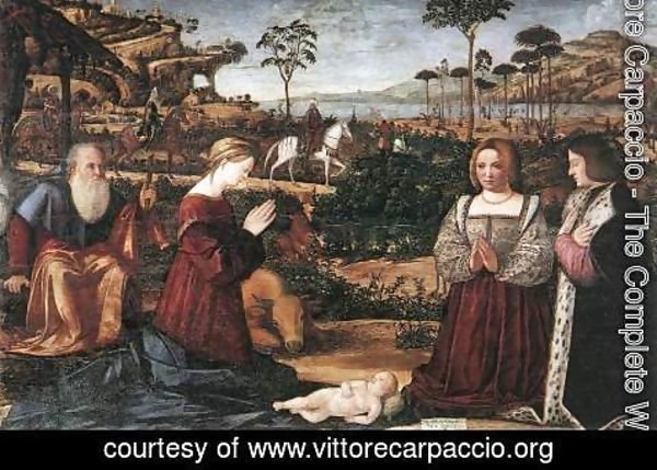 Vittore Carpaccio - Holy Family with Two Donors 2