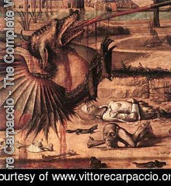 Vittore Carpaccio - Carpaccio St George and the Dragon detail2