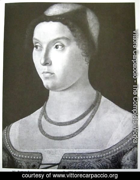 Vittore Carpaccio - Portrait of a lady 2