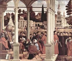 Vittore Carpaccio - Disputation of St Stephen 1514