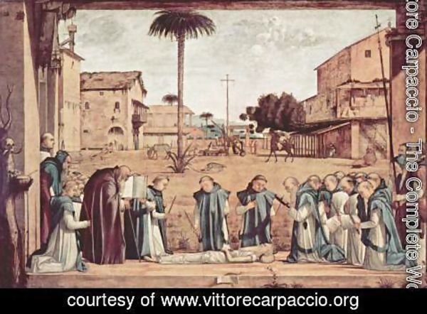 Vittore Carpaccio - Funeral of St Jerome 1502