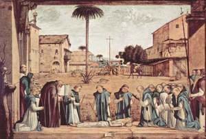 Vittore Carpaccio - Funeral of St Jerome 1502