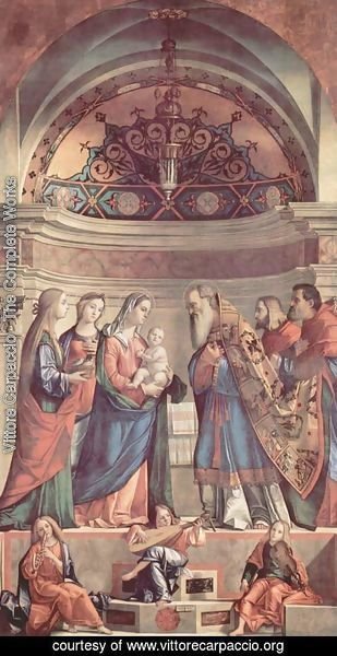 Vittore Carpaccio - Presentation of Jesus in the Temple 1510
