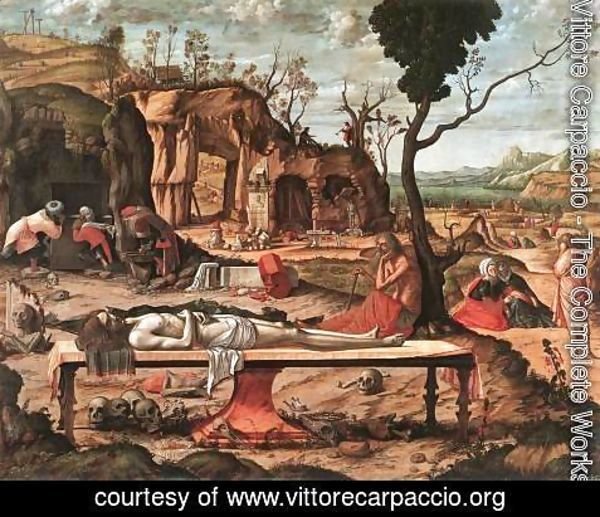 Vittore Carpaccio - The Dead Christ c. 1520