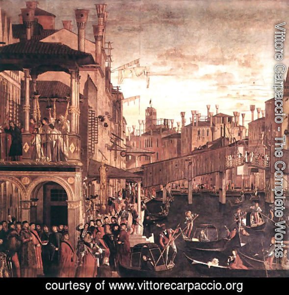 Vittore Carpaccio - The Healing of the Madman c. 1496