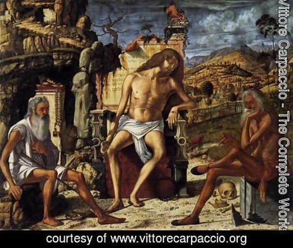 Vittore Carpaccio - The Meditation on the Passion c. 1510