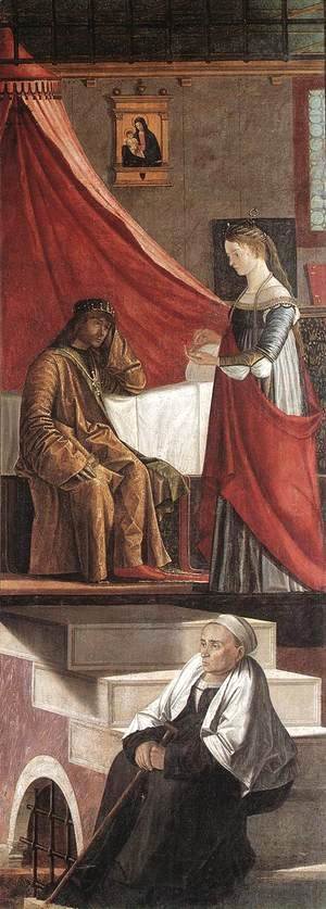 Vittore Carpaccio - Arrival of the English Ambassadors (detail 3) 1495-1500
