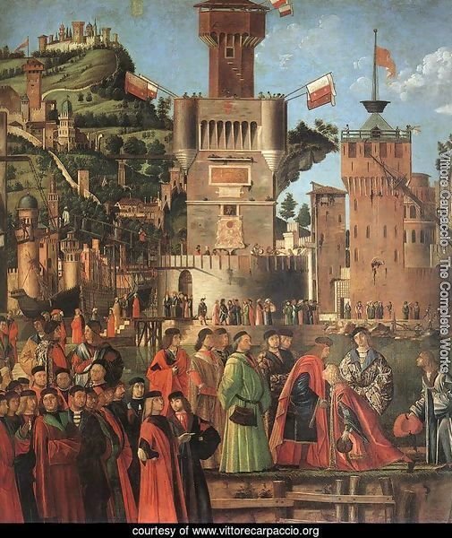 Departure of the Pilgrims (detail 1) 1495