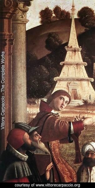 Vittore Carpaccio - Disputation of St Stephen (detail) 1514