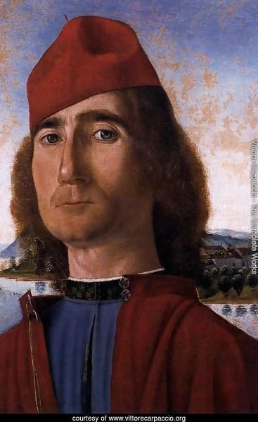 Portrait of an Unknown Man with Red Beret 1490-93