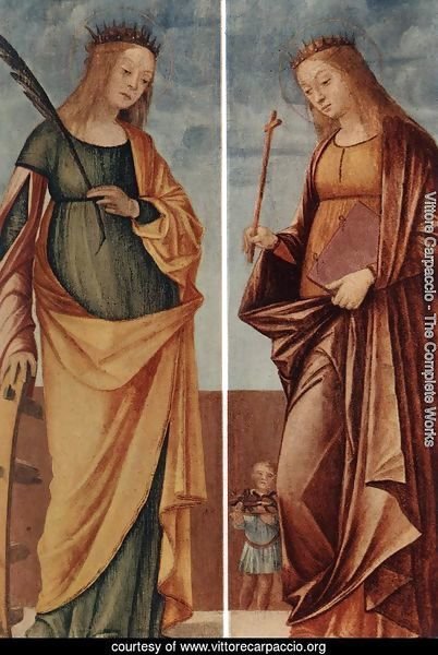 St Catherine of Alexandria and St Veneranda c. 1500