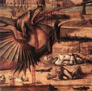 Vittore Carpaccio - St George and the Dragon (detail 2) 1502