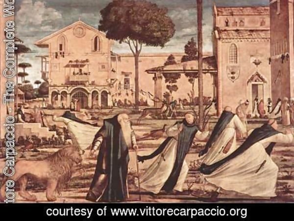 Vittore Carpaccio - St Jerome and the Lion 1502