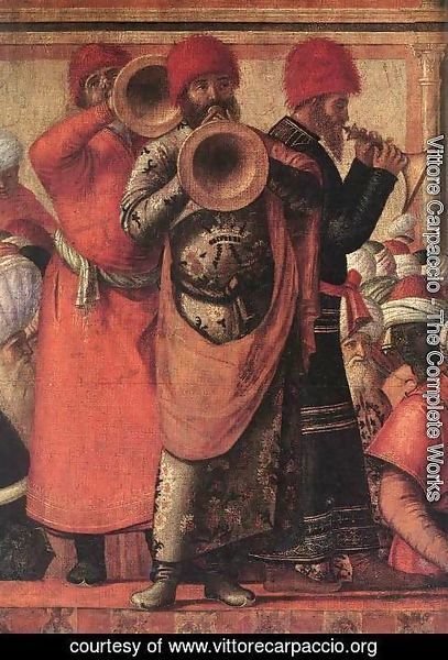 Vittore Carpaccio - The Baptism of the Selenites (detail 1) 1507