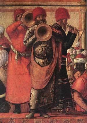 Vittore Carpaccio - The Baptism of the Selenites (detail 1) 1507