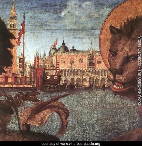 The Lion of St Mark (detail 2) 1516