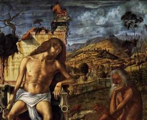 Vittore Carpaccio - The Meditation on the Passion (detail) c. 1510